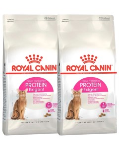 Сухой корм для кошек Protein Exigent для привередливых 2 шт по 2 кг Royal canin