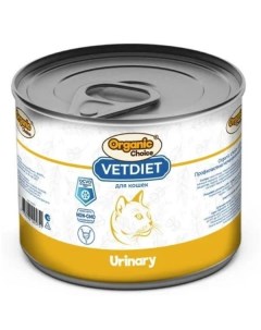 Консервы для кошек Vetdiet Urinary с мясом профилактика МКБ 240г Organic сhoice