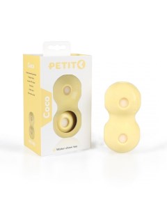 Жевательная игрушка для щенков Water chew toy Coco резиновая желтая 12 см Petit