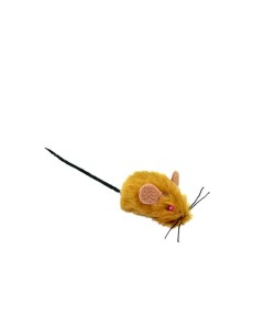 Мягкая игрушка для кошек Мышь искусственный мех в ассортименте 4 5 см 2 шт Зооник