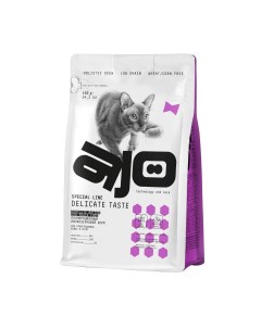 Сухой корм для кошек и котят Cat Delicate Taste для привередливых 0 4 кг Ajo