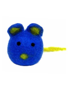 Игрушка из шерсти для кошек и собак Мышка BLUE 6 см Livezoo