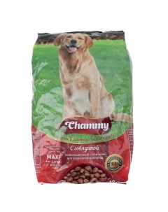 Сухой корм для собак Maxi для крупных пород говядина 12кг Chammy