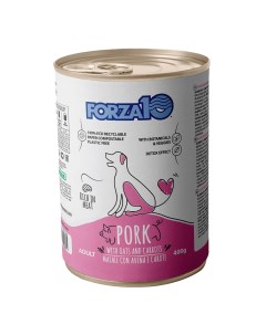 Консервы для собак MAINTENANCE MAIALE CON AVENA свинина овес морковь 400г Forza10