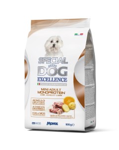 Сухой корм для собак EXCELLENCE Monoprotein ягненок 0 8кг Special dog