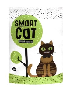 Наполнитель Древесный 15 кг Smart cat