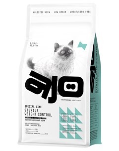 Сухой корм для кошек Cat Sterile Weight Control для стерилизованных 1 5 кг Ajo