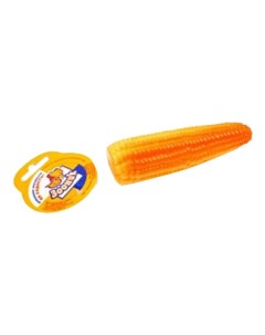 Жевательная игрушка для собак Кукуруза желтый 18 см Зооник
