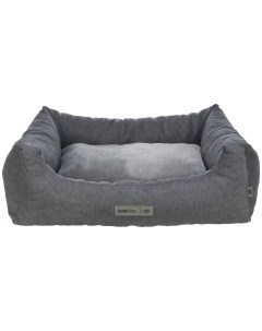 Лежак Liano серый прямоугольный с бортиками для собак 60 х50 см Trixie