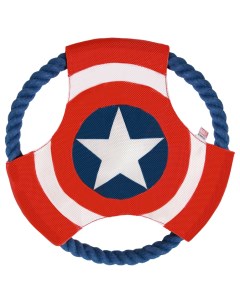Игрушка Marvel Капитан Америка Летающий диск для собак 22 см Триол