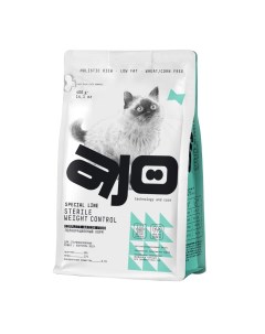 Сухой корм для кошек Cat Sterile Weight Control для стерилизованных 0 4 кг Ajo