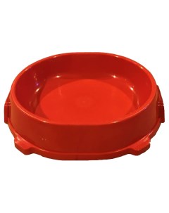Одинарная миска для кошек и собак пластик красный 0 22 л Favorite