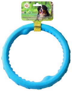 Игрушка кольцо плавающее большое пластикат 24 5 см синяя Зооник