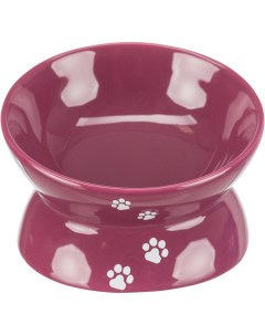 Одинарная миска для кошек и собак керамика красный 0 15 л Trixie