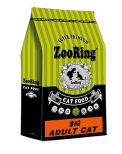Сухой корм для кошек BIG ADULT CAT 1 5кг Zooring