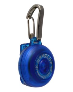 Светящаяся подвеска на ошейник для собак RogLite Синяя 31 мм Rogz