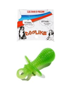 Жевательная игрушка для собак соска зеленый длина 10 7 см Doglike