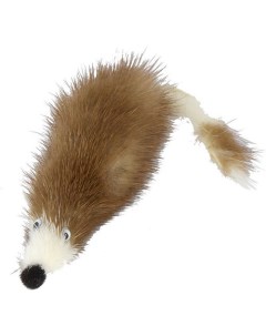 Мягкая игрушка для кошек Мышь норка М натуральный мех в ассортименте 5 см Gosi