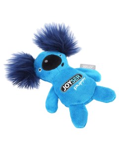 Игрушка пищалка для собак Коала со сменной пищалкой голубой 15 см Joyser