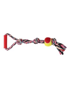 Грейфер для собак Веревка с теннисным мячом разноцветный 50 см Trixie