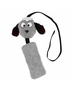 Грейфер игрушка для перетягивания для собак Овца Шуршик серый 40 см Petto