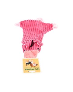Игрушка пищалка мягкая игрушка для собак свинка розовый 49 см Homepet