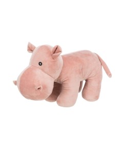 Игрушка пищалка мягкая игрушка для собак Гиппо розовый 39 см Trixie