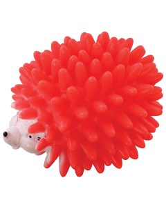 Жевательная игрушка для собак Ежик средний красный 11 см Зооник