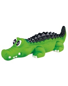 Игрушка пищалка для собак Крокодил из латекса зеленый 35 см Trixie