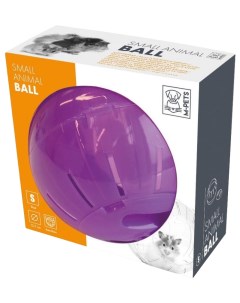 Прогулочный шар для хомяков фиолетовый 13 см M-pets