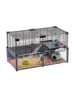 Клетка для хомяков и мышей Fedrplast Multipla Hamster с аксессуарами 72 5х37 5х42 см Ferplast