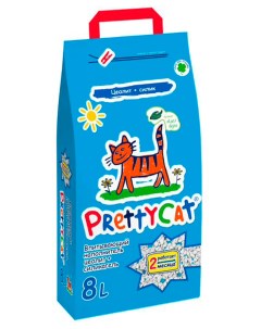 Наполнитель Naturel впитывающий алоэ 8 л Prettycat