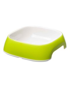 Одинарная миска для кошек и собак пластик резина зеленый 0 2 л Ferplast