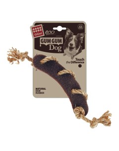Игрушка для собак Сосиска с веревкой 21 5 см серия GUM GUM Gigwi