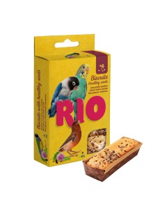 Лакомство для всех видов птиц Бисквиты с полезными семенами 5х7 г Rio