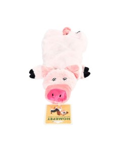 Игрушка пищалка мягкая игрушка для собак поросенок розовый 59 см Homepet