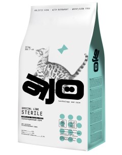 Сухой корм для кошек для стерилизованных 10 кг Ajo