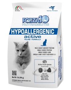 Сухой корм для кошек Active Line Hypoallergenic гипоаллергенный анчоус 0 454кг Forza10