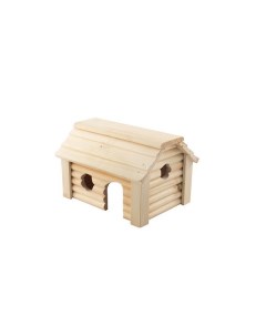 Домик для грызунов Баня деревянный 15x20x12 3 см Homepet