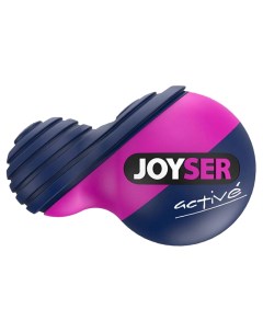 Игрушка пищалка для собак Duoball с пищалкой розовый синий 8 см Joyser