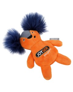 Игрушка пищалка для собак Белка со сменной пищалкой оранжевый 2 см Joyser