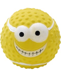 Жевательная игрушка для собак Мяч желтый длина 7 3 см Homepet