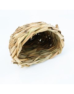 Гнездо домик для грызунов солома 10 х 12 х 14 см Bentfores