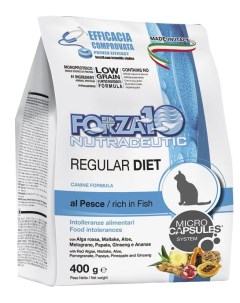 Сухой корм для кошек Regulat Diet при аллергии океаническая рыба 0 4кг Forza10