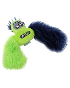 Игрушка для собак Горилла J Rilla с пищалкой S M зеленая 19 см Зеленая игрушка