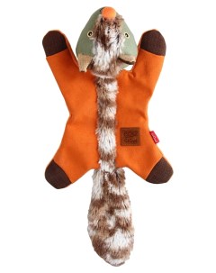 Игрушка пищалка для собак Лисичка с пищалкой оранжевый 39 см Gigwi