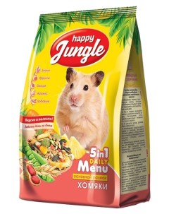 Сухой корм для хомяков 400 г Happy jungle