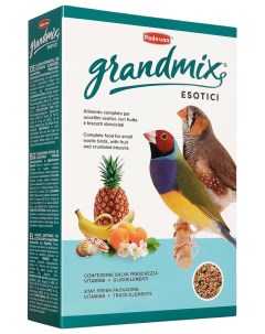 Сухой корм для экзотических птиц GRANDMIX ESOTICI 4 шт по 1 кг Padovan