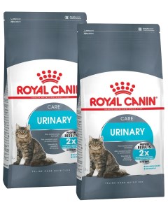 Сухой корм для кошек Urinary при мочекаменной болезни 2 шт по 2 кг Royal canin