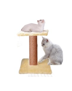 Когтеточка для кошки с лежаком Арзан лежанка 30 30х30х34см Pet бмф